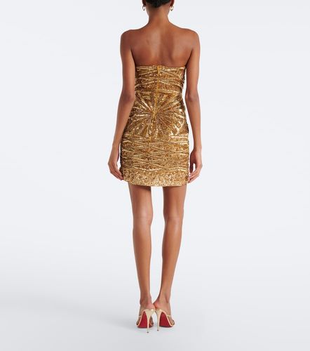 Là Fuori Robe bustier en soie à ornements - La Fuori - Modalova