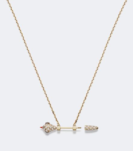 Yvonne Léon Collier Python en or 9 ct, diamants et émail - Yvonne Leon - Modalova