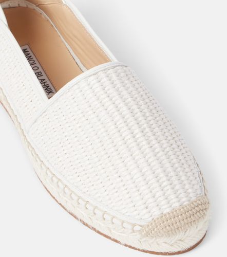 Espadrilles Espadra en raphia - Manolo Blahnik - Modalova