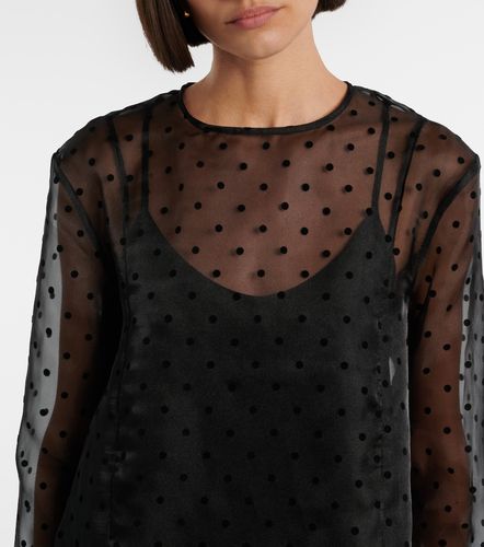 Ganni Robe en organza à pois - Ganni - Modalova