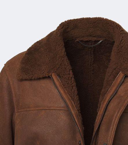 Canali Veste en cuir et shearling - Canali - Modalova