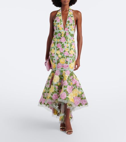 Là Fuori Robe midi La Roseraie à fleurs - La Fuori - Modalova