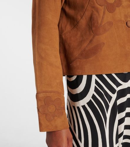Veste Dionne en daim à appliqués - Rixo - Modalova