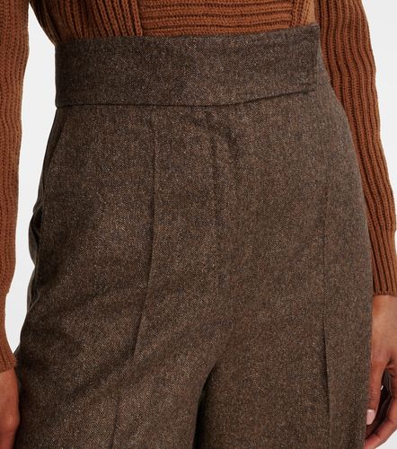 Pantalon droit en laine vierge - Max Mara - Modalova