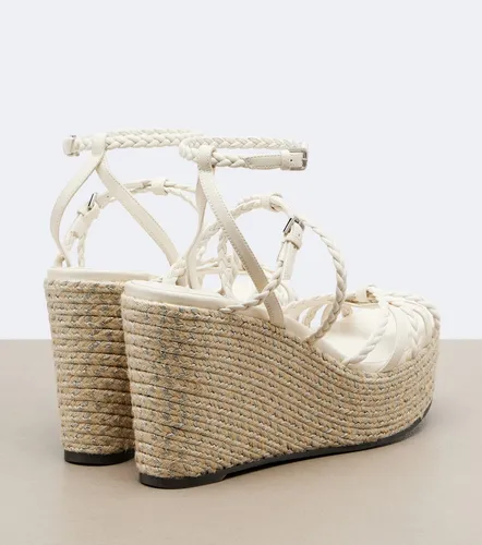 Sandales compensées Nyra en cuir - Jimmy Choo - Modalova