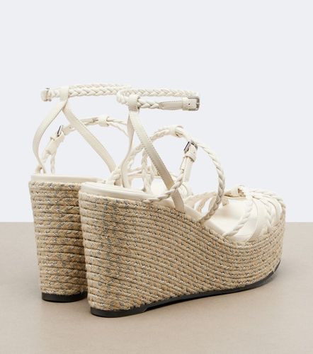Sandales compensées Nyra en cuir - Jimmy Choo - Modalova