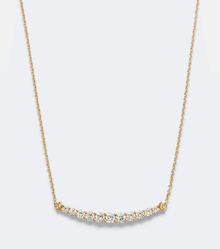 Collier Petite Pavé Tapered Bar en or 18 ct et diamants - David Yurman - Modalova