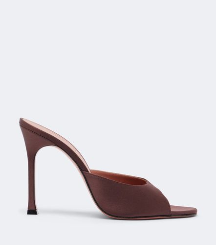 Amina Muaddi Mules Alexa en satin - Amina Muaddi - Modalova