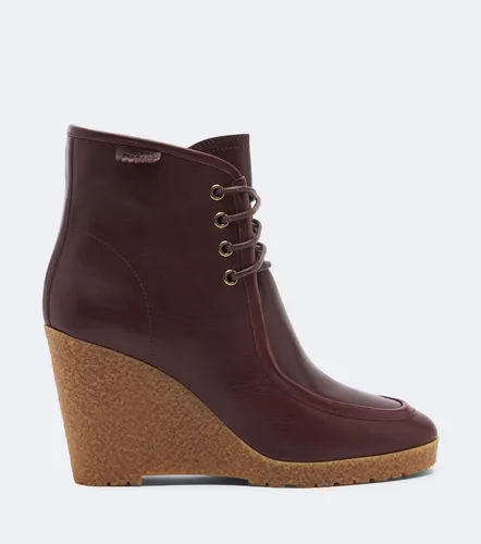 Bottines compensées Cylia en cuir - Isabel Marant - Modalova
