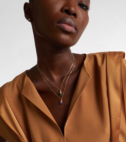 Collier en or 14 ct (585/1000) avec émeraude et diamant - Stone and Strand - Modalova