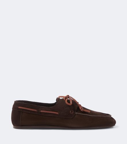 Chaussures bateau Pliario en daim - Ancient Greek Sandals - Modalova