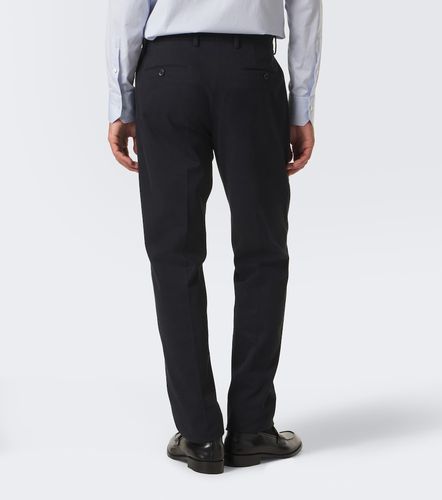 Pantalon slim en coton et cachemire - Zegna - Modalova