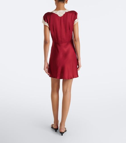 Robe Lacie en satin à dentelle - Rixo - Modalova