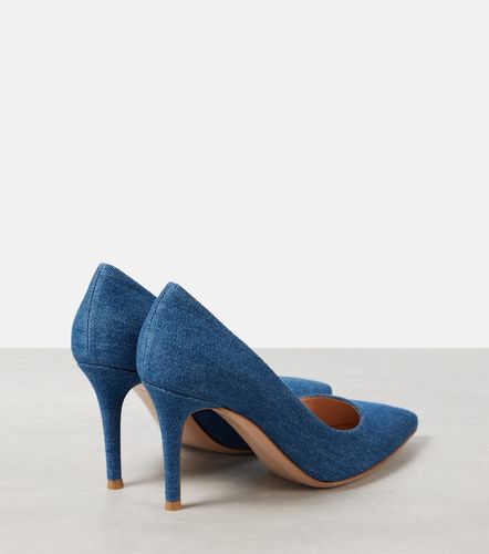 Escarpins Gianvito 85 en denim - Gianvito Rossi - Modalova