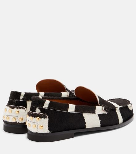 Mocassins imprimés en cuir façon poulain - Tod's - Modalova