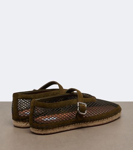 Alaïa Espadrilles en résille et daim - Alaia - Modalova