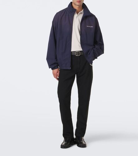 Veste en popeline de coton à logo - Acne Studios - Modalova