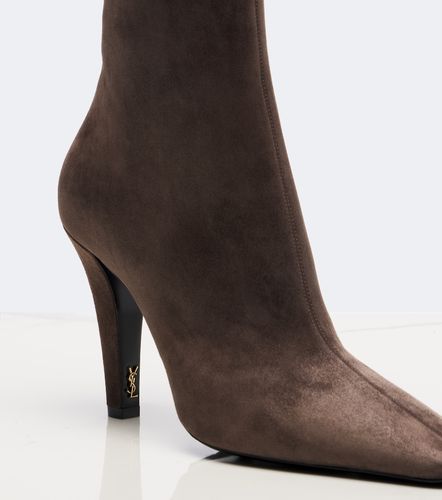 Saint Laurent Bottines Jill en daim - Saint Laurent - Modalova