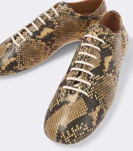 Baskets en cuir façon serpent - Dries Van Noten - Modalova