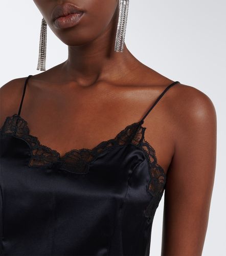 Caraco Amael en satin de soie mélangée - Isabel Marant - Modalova