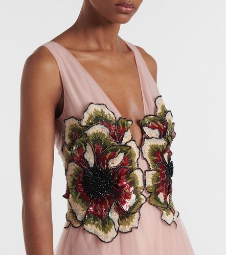 Robe Arion en tulle à paillettes - Costarellos - Modalova