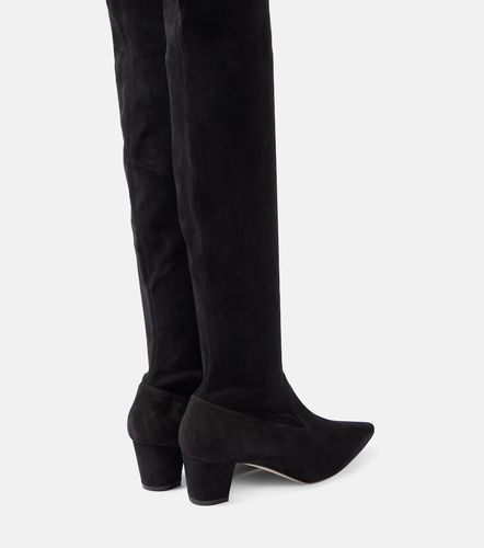 Cuissardes Lupasca 55 en daim - Manolo Blahnik - Modalova