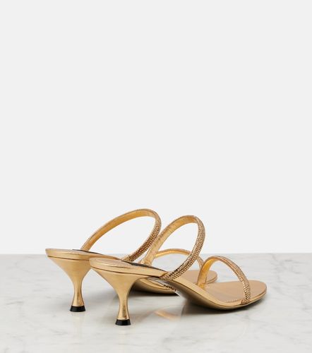 Mules 60 en satin à cristaux - Dolce&Gabbana - Modalova