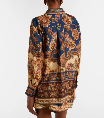 Chemise Aster en soie à imprimé - Zimmermann - Modalova