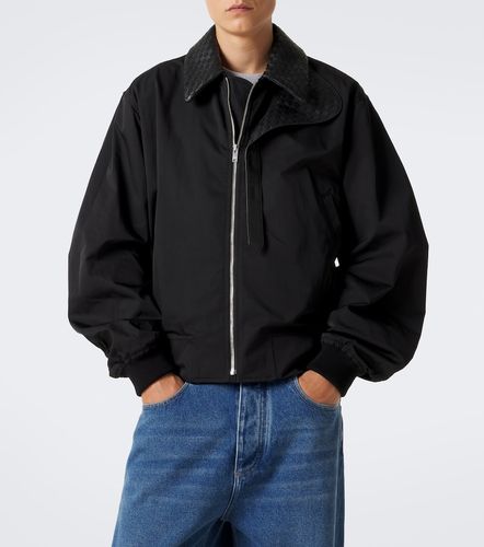 Blouson en sergé à détail Intrecciato - Bottega Veneta - Modalova