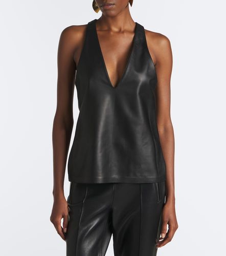 Balmain Top en cuir - Balmain - Modalova