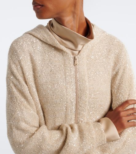 Sweat-shirt à capuche et sequins - Brunello Cucinelli - Modalova