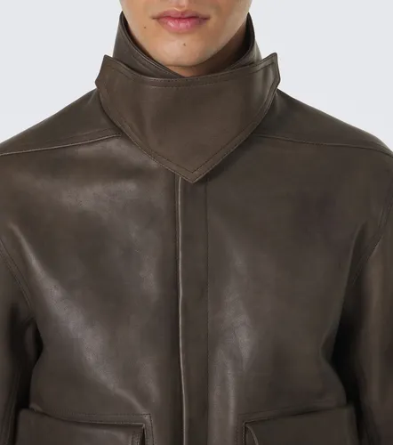 Veste Tower Alice en cuir - Rick Owens - Modalova