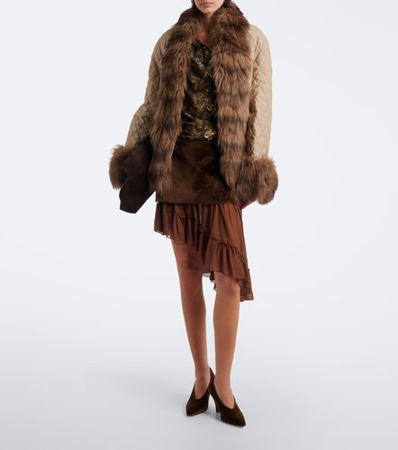 Jacques Wei Mini-jupe en shearling - Jacques Wei - Modalova