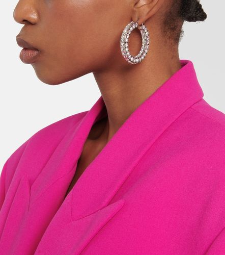 Boucles d’oreilles Jahleel à cristaux - Amina Muaddi - Modalova