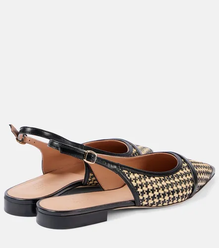 Ballerines Jama en raphia et cuir - Malone Souliers - Modalova