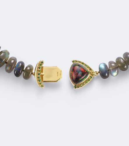 Collier en or 18 ct à perles et pierres précieuses - Ileana Makri - Modalova