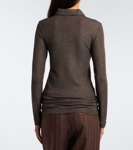 Polo en laine mélangée - Brunello Cucinelli - Modalova