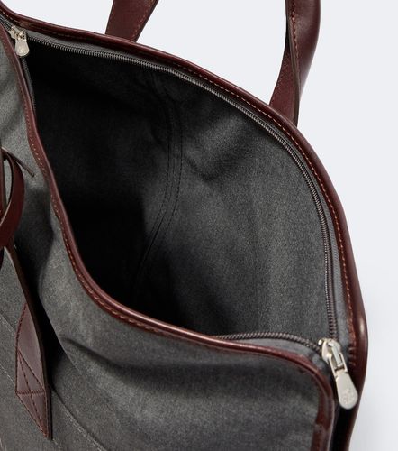 Housse de protection en toile et cuir - Brunello Cucinelli - Modalova