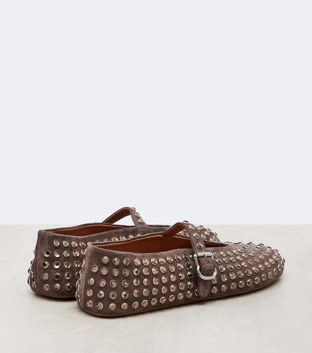 Alaïa Ballerines Mary Jane en daim - Alaia - Modalova