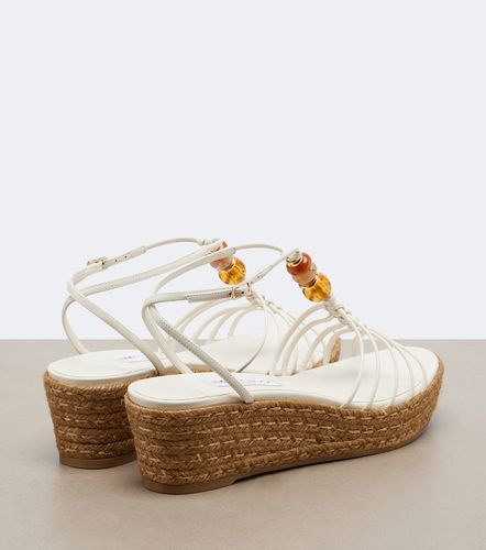 Sandales compensées Lemi en cuir à ornements - Jimmy Choo - Modalova