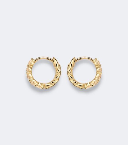 Boucles d'oreilles Petite Pavé en or 18 ct et diamants - David Yurman - Modalova