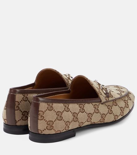 Mocassins Jordaan Horsebit GG en toile - Gucci - Modalova