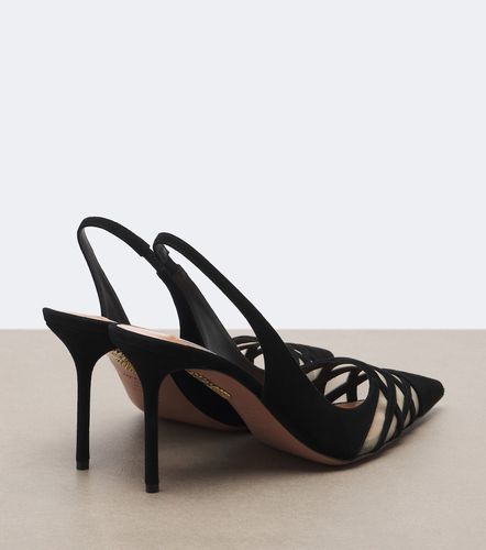 Escarpins slingback Perfect Match en daim - Aquazzura - Modalova