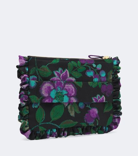 Pochette en jacquard à fleurs - La DoubleJ - Modalova
