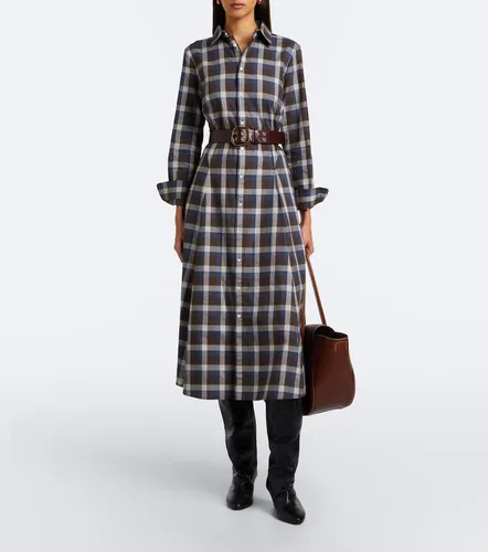 Robe chemise en coton à carreaux - Polo Ralph Lauren - Modalova