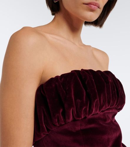 Top bustier Maria en velours de coton - Posse - Modalova