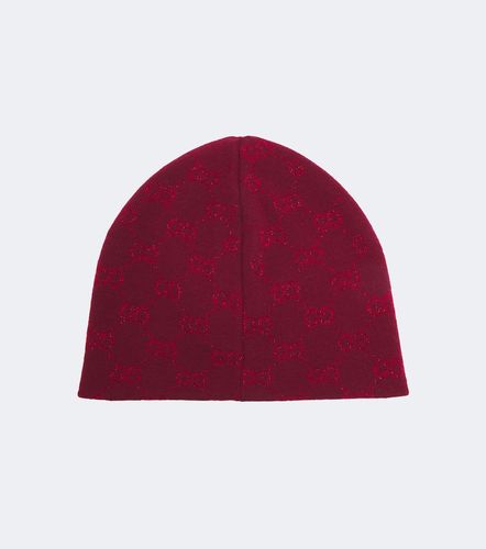 Bonnet GG en jacquard de laine mélangée - Gucci - Modalova