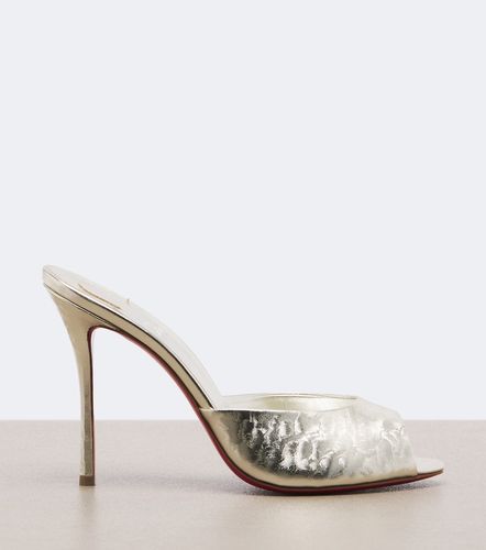Mules Me Dolly en cuir métallisé - Christian Louboutin - Modalova