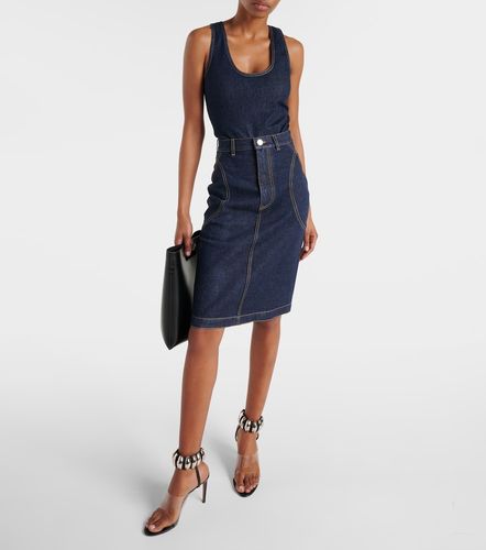 Alaïa Jupe crayon en denim - Alaia - Modalova