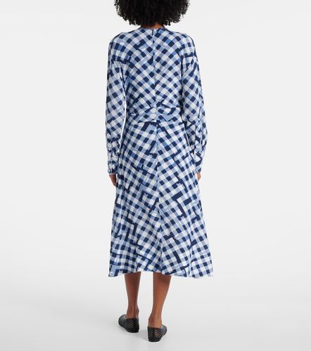 Robe midi à carreaux - Proenza Schouler - Modalova